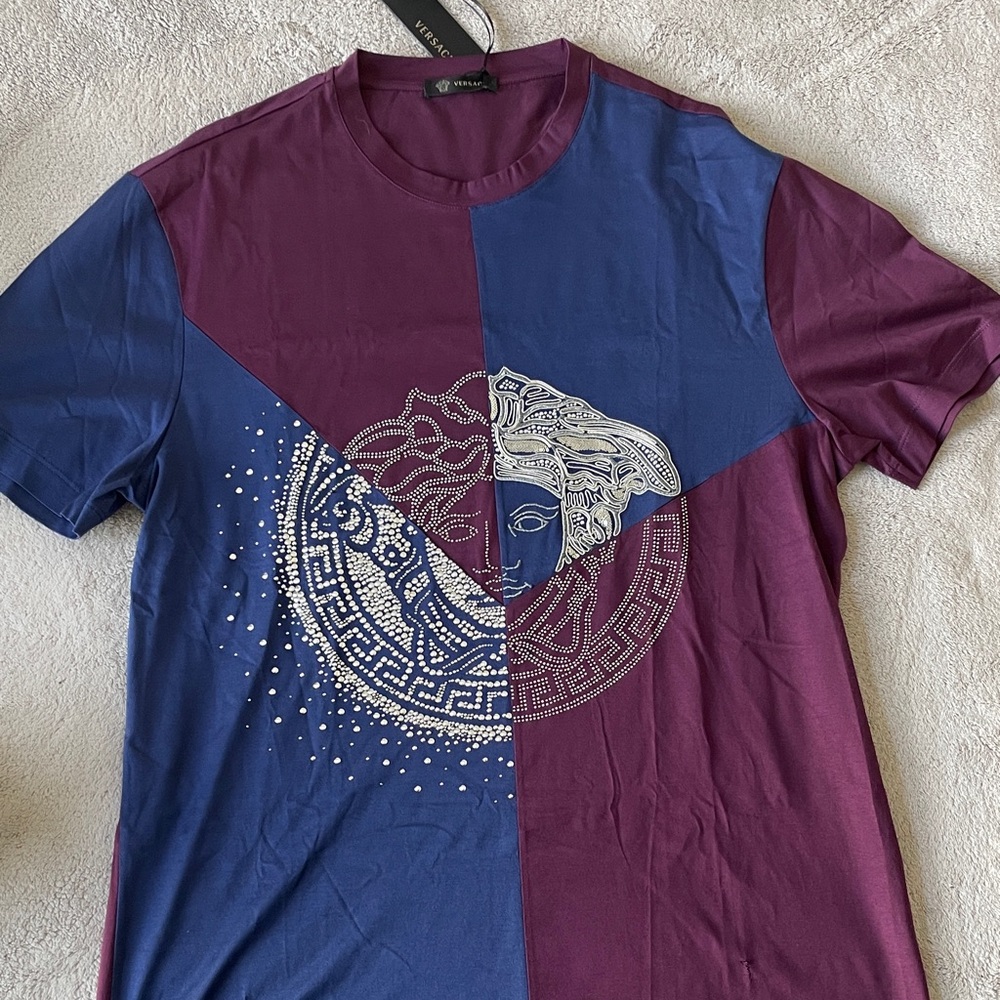 Versace Men's Dual-Tone Medusa T-Shirt